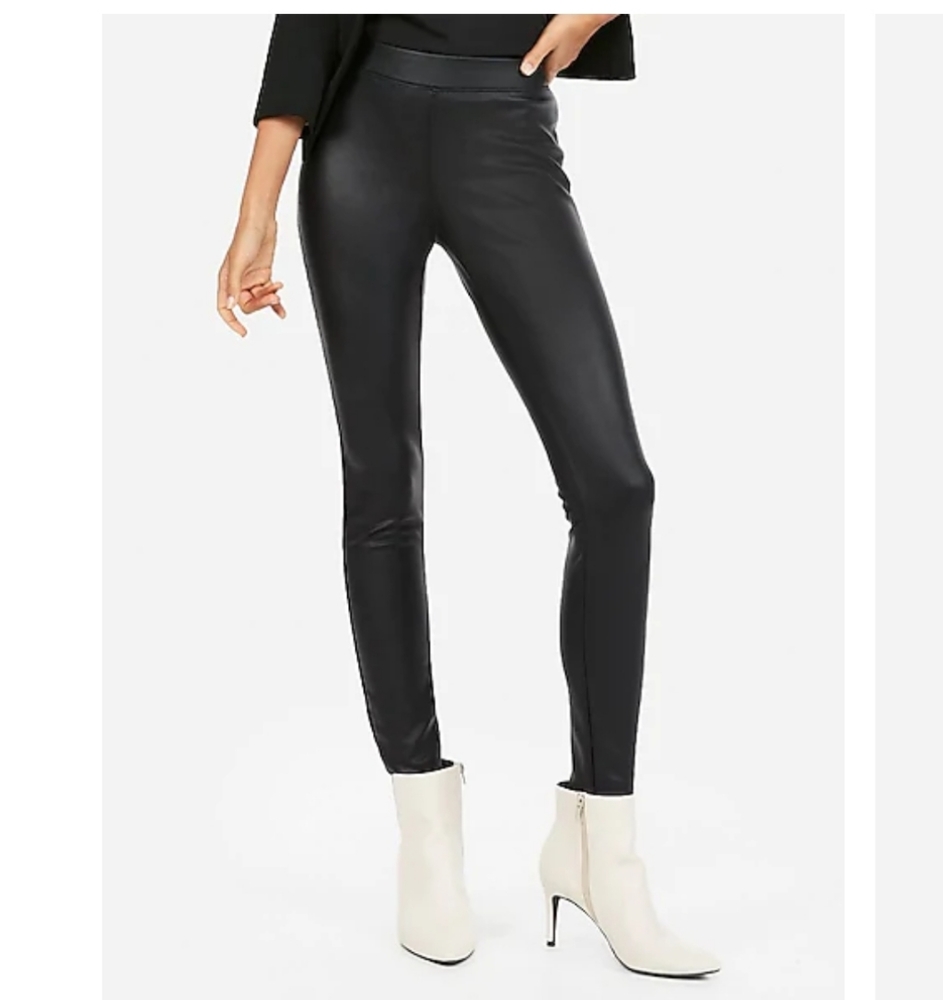 Brand New Express Leather Leggings